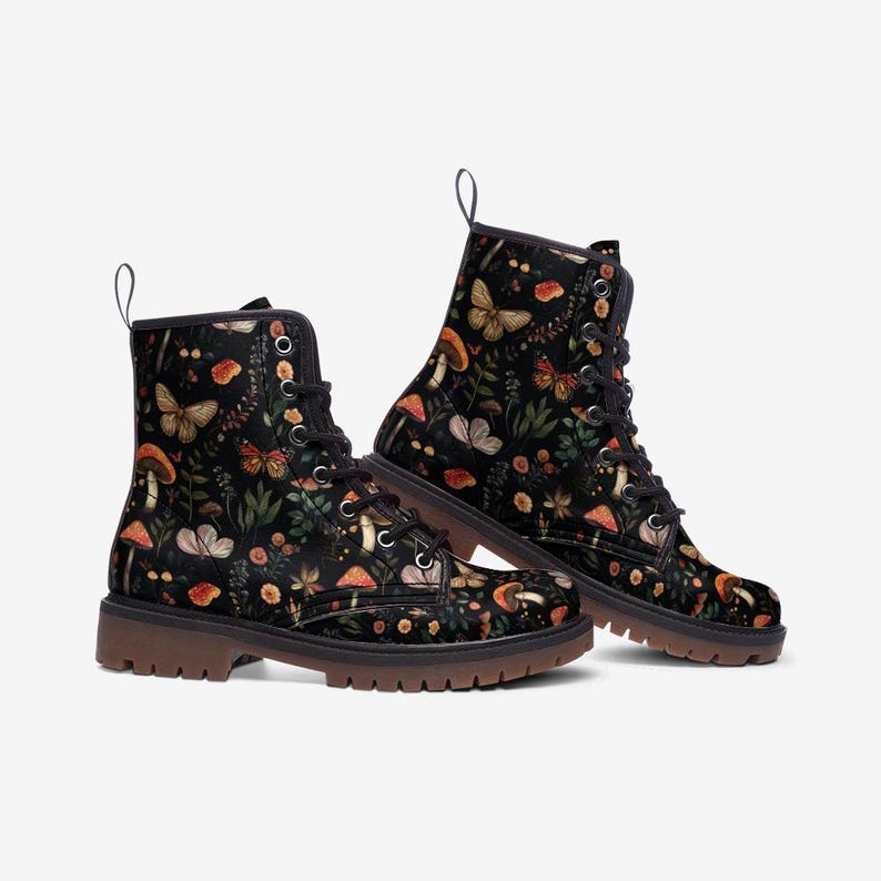 Colorful Floral Boots Flowers